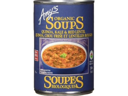 Amy s Organic Quinoa, Kale, & Red Lentil Soup 398ml Online Hot Sale