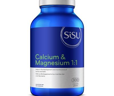 Sisu Calcium & Magnesuim Citrate 1:1 300 Veg Capsules Hot on Sale