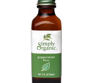 Simply Organic Peppermint Flavour 59ml Online now