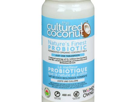 The Cultured Coconut  Fermented Probiotic 460ml Refrigerated Online Sale