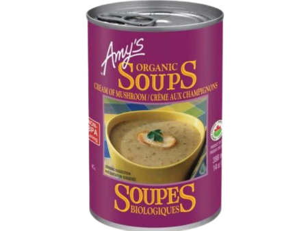 Amy s Organic Cream of Mushroom Soup 398ml Online now