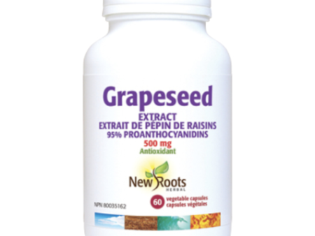 New Roots Grapeseed Extract 500mg 60vcaps Fashion