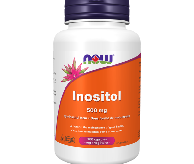 Now Inositol 500mg 100 Capsules Supply