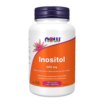 Now Inositol 500mg 100 Capsules Supply