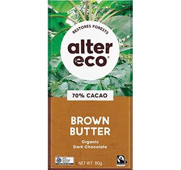 Alter Eco Dark Chocolate 70% Cacao  Brown Butter  Bar Online now