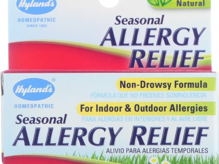 HYLAND S: 100% Natural Homeopathic Seasonal Allergy Relief, 60 tablets Supply