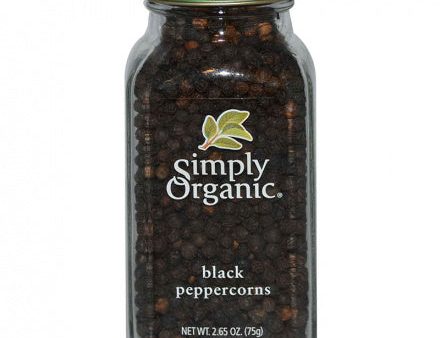 Simply Organic Black Peppercorn 75G For Cheap