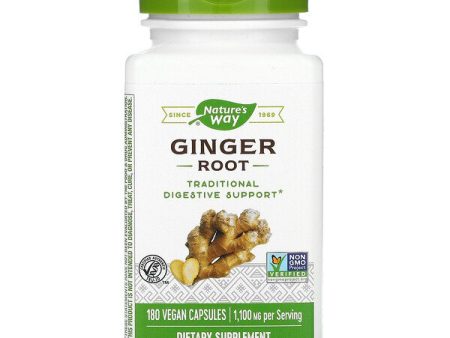 Nature s Way Ginger 180 Capsules Discount