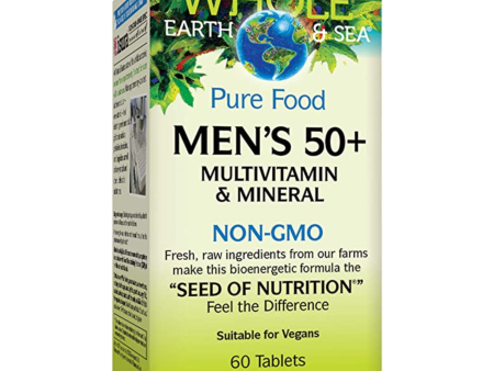 Whole Earth & Sea® Men s 50+ Multivitamin & Mineral   60 Tablets Online