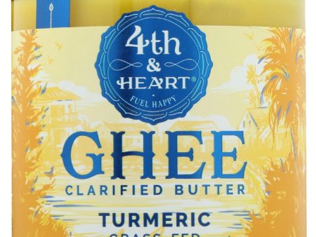 4TH HEART: Ghee Turmreic Grass Fed, 9 oz Supply