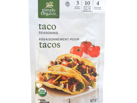 Simply Organic Taco Seasoning 32g Cheap