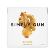 Simply Gum Ginger Gum 15 Pieces Supply