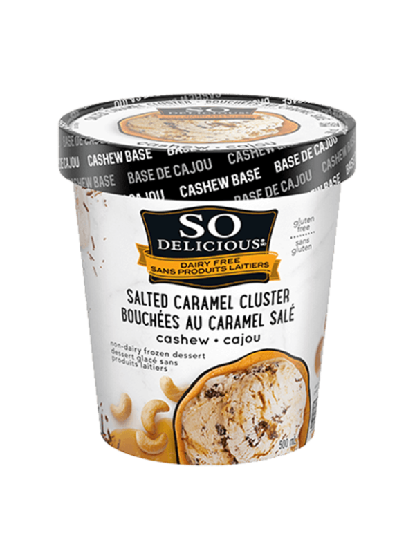 So Delicious Salted Caramel Cluster Cashew 500ml Frozen Online now