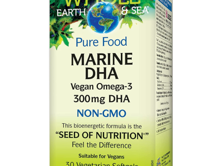 Whole Earth & Sea® Pure Food Marine DHA Vegan Omega-3 295 mg 30 Veg Softgels Cheap