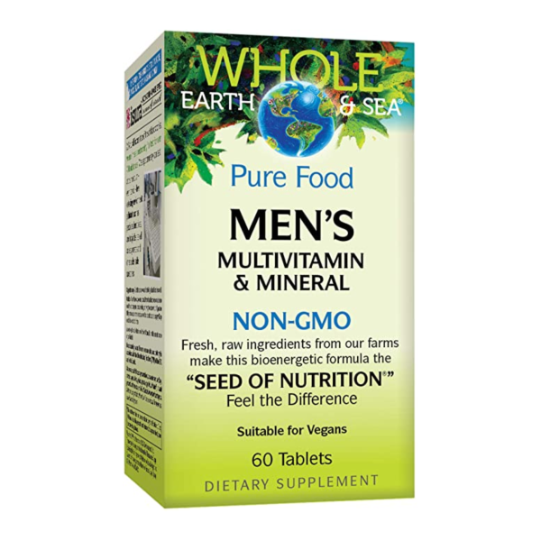 Whole Earth & Sea® Men s Multivitamin & Mineral  60 Tablets Fashion