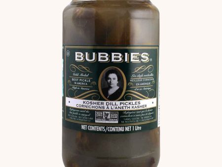 Bubbies Kosher Dill Pickles 1L Refrigerated For Discount