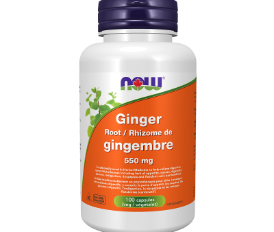 Now Ginger Root 550mg 100 Capsules Online now