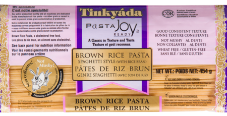 Tinkyada Brown Rice Pasta Spaghetti With Bran 454g Online Hot Sale