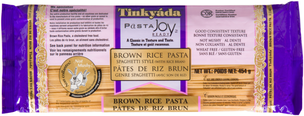 Tinkyada Brown Rice Pasta Spaghetti With Bran 454g Online Hot Sale