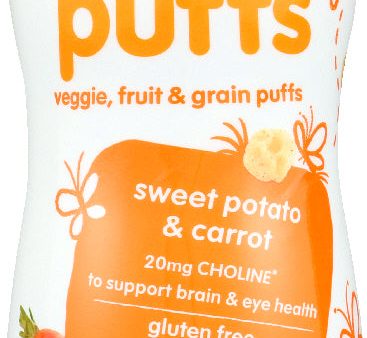 HAPPY BABY: Puff Sweet Potato Carrot Organic, 2.1 oz Discount