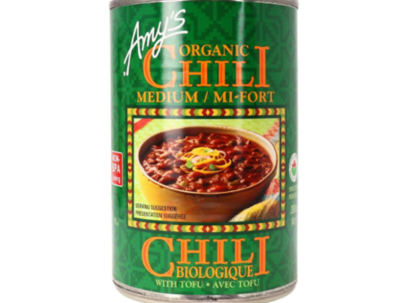 Amy s Organic Chili Medium 398ml Fashion