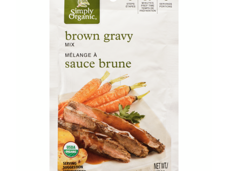 Simply Organic Brown Gravy 28G Cheap