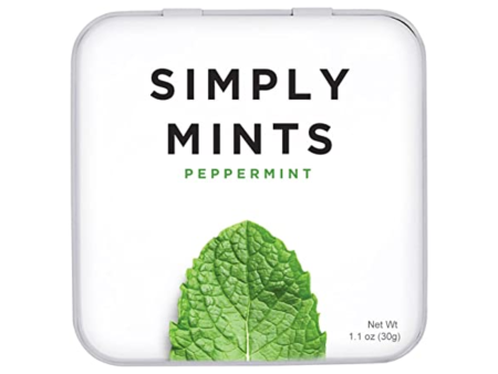 Simply Gum Peppermint Mints 30g Online Sale