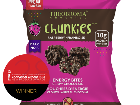 Theobroma Chocolate 60% Raspberry Chunkies 37g on Sale