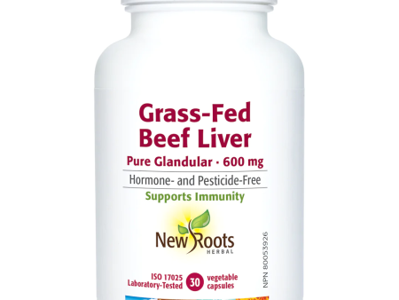 New Roots Pure Beef liver 600MG 30vcaps For Cheap