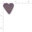 small lilac swirly heart Online