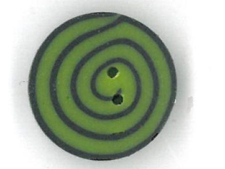 tiny lime & black swirl For Cheap