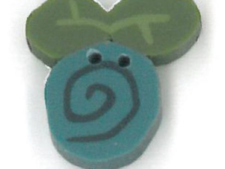 tiny ocean blue swirly bud Online Sale