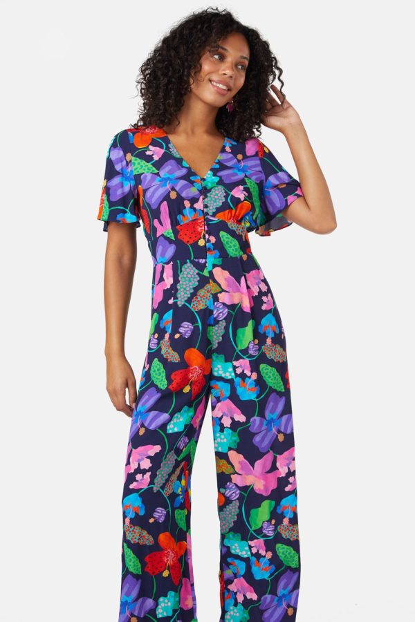 Trippy Flowers Pantsuit Online