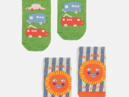 Sun Stripe Baby Sock Pk Online