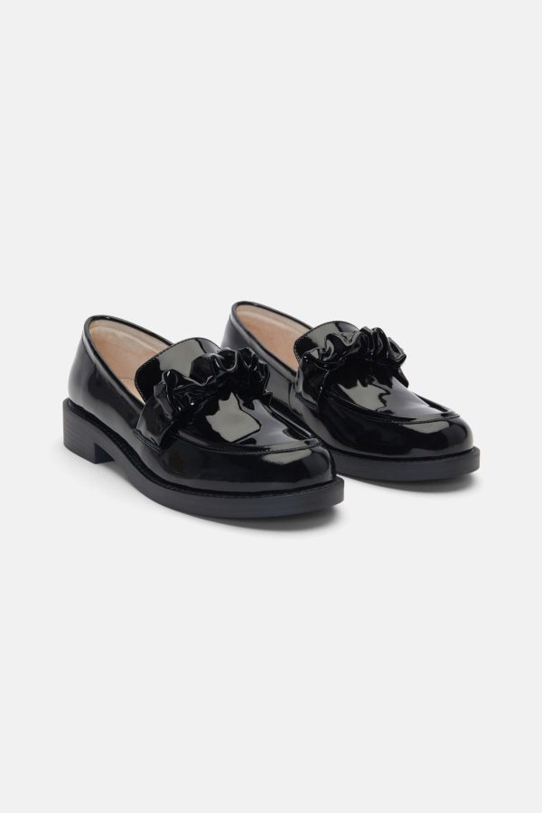 Scrunchie Loafer Black on Sale