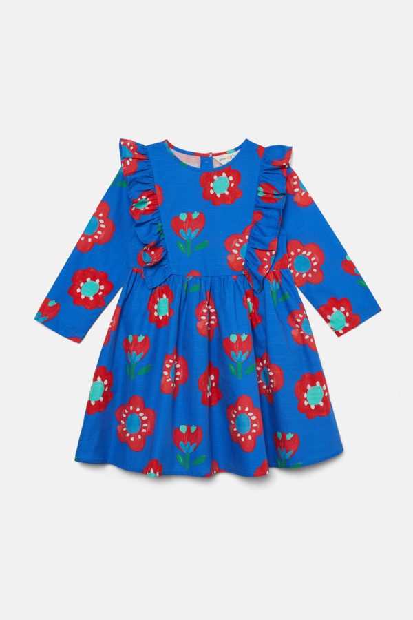 Big Flowers Kids Dress on Sale