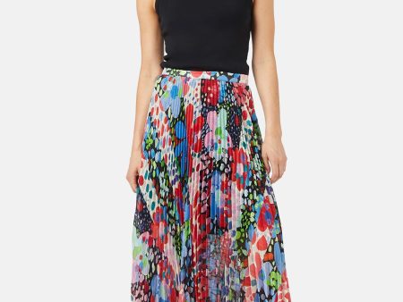 Petal Dance Pleated Skirt Discount