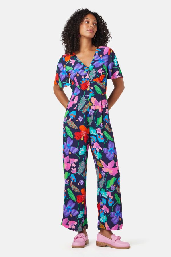 Trippy Flowers Pantsuit Online