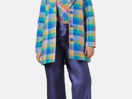 Marley Check Coat Hot on Sale