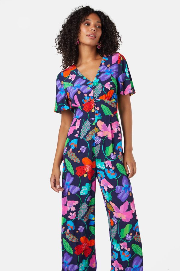 Trippy Flowers Pantsuit Online